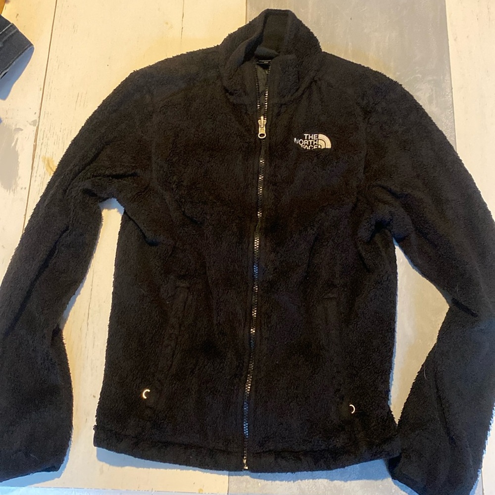 NorthFace black women’s fleece jacket size S